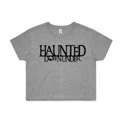 Ladies Haunted Down Under Crop Top Thumbnail