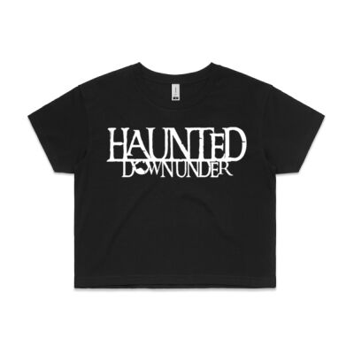 Ladies Haunted Down Under Crop Top 2 Thumbnail